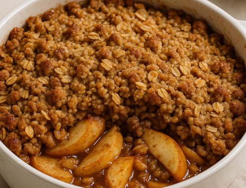 Eric Gandler’s Warm Apple Crisp with Cinnamon Oat Topping