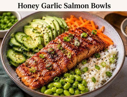 Honey Garlic Salmon Bowls