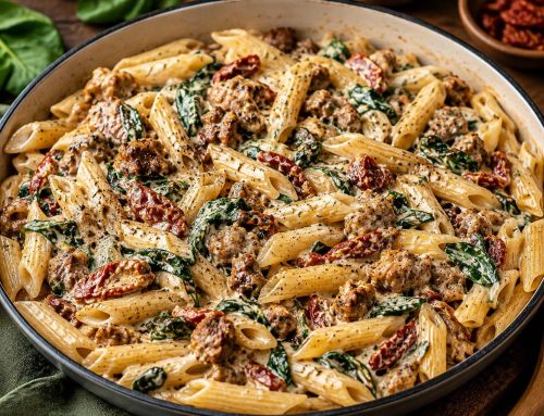 Creamy Tuscan Sausage Pasta